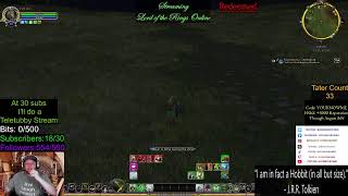 PoteenOBowen playing LOTRO LEGENDARY SERVER Angmar MINSTREL blue line [upl. by Heigho]