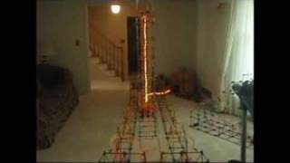 Knex micro racing roller coaster Snake VS Mongoose [upl. by Meraree]