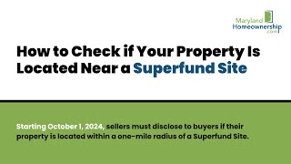 How to Check Your Property for Superfund Disclosure Requirements [upl. by Dazhahs73]