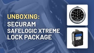 Unboxing the SECURAM SafeLogic XTREME ElectroMechanical Safe Lock Package [upl. by Clement]