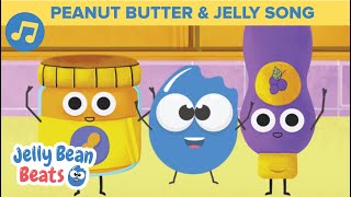 Peanut Butter amp Jelly Song  LYRICS  Food Song for Kids  Nursery Rhymes Toddler 🎵 Jelly Bean Beats [upl. by Nivad]