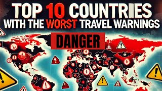 Top 10 Countries with the Worst Travel Warnings [upl. by Redmer]