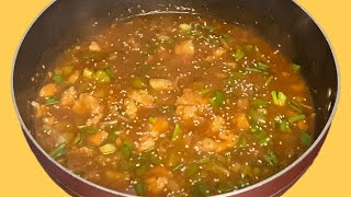 How To Make Restaurant Style Chicken Manchurian Recipe At Home By AfridiSisters  Authentic Recipe [upl. by Murvyn273]