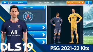 Paris SaintGermain PSG 202122 Kits  DLS 19 [upl. by Shepley]