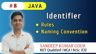 Identifiers in JAVA  Rules for identifier  Naming convention in JAVA [upl. by Ihsir]