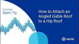 Xpert Tip How to Attach an Angled Gable Roof to a Hip Roof [upl. by Larry]