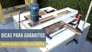 12 dicas para fazer seus gabaritos  Marcenaria hobby 14 [upl. by Assener]