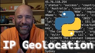 IP Address Geolocation with Python ipifyorg IPAPIcom [upl. by Nepets]