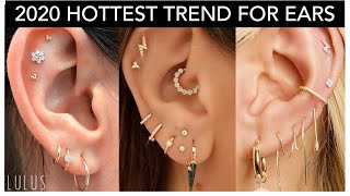 The Best Ear Piercing Trends From 2020 [upl. by Leiad]