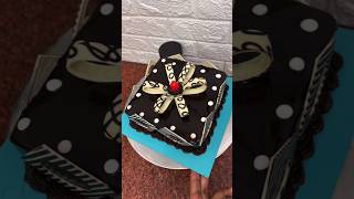 Square shape chocolate cake design 😋😋 shorts ytshorts shortsfeed trending video subscribe 🥹🥹 [upl. by Ynnaffit791]