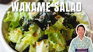 Japanese Seaweed Salad Recipe  Wakame Salad [upl. by Vidovic]