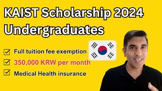 Fully Funded Undergraduate Scholarship in South Korea 2024 [upl. by Nnav]