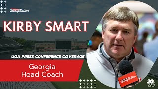 Kirby Smart rules out 5star DL for the season comments on Lane Kiffins schedule complaints [upl. by Mattox692]