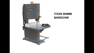 Titan Ryobi bs904g bandsaw set up and review [upl. by Ereveneug426]