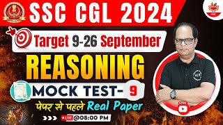 SSC CGL 2024  Reasoning Most Expected Questions  Day 9  By Parwez Sir [upl. by Emyam793]