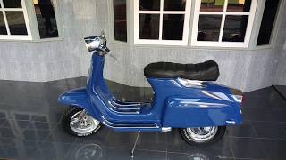 Lambretta J125 Body NANO COATING CERAMIC quottapi boongquot Mesin Vespa [upl. by Jonis319]