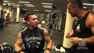 Rich Gaspari  Dumbbell Shoulder Press [upl. by Eenor926]