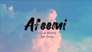 Afeemi  Sanah Moidutty  Jigar Saraiya   Official Song   Yeashin Arafat [upl. by Reeva205]