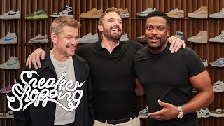 Ben Affleck Matt Damon and Chris Tucker Go Sneaker Shopping With Complex [upl. by Miett286]