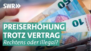 Wissenswertes zu Preisanpassungen und Preiserhöhungen Marktcheck SWR [upl. by Lyrahs982]