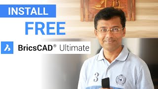 Install BricsCAD  FREE BricsCAD Ultimate [upl. by Suhploda]