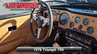 Used 1976 Triumph TR6  Downingtown PA D16527 [upl. by Hcardahs]