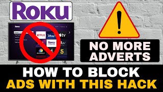 ROKU HACK  NO MORE ADVERTS ON ROKU TV [upl. by Arenahs770]