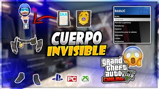 ✅CUERPO INVISIBLE PERMANENTE MODDED OUTFIT SIN HACKS GTA 5 ONLINE【PS4PS5XboxOnePc】 [upl. by Enneire]