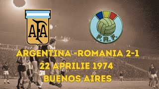 Argentina  Romania 21  22041974  Buenos Aires [upl. by Pennebaker]