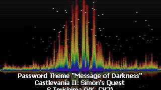 Message of Darkness  Password Theme  Castlevania II Simons Quest NES [upl. by Zadack]