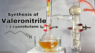 Valeronitrile  Cyanobutane synthesis [upl. by Krysta241]