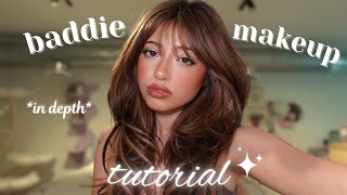 how to look like a baddie✨IN DEPTH makeup tutorial [upl. by Sumerlin]