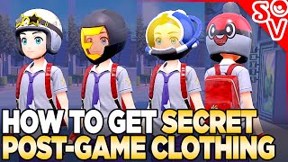 Secret PostGame Clothing in Pokemon Indigo Disk Ball Guy Helmet Team Star amp Atticus Auction [upl. by Amalie]