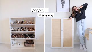 IKEA HACK  ON TRANSFORME LES ÉTAGÈRES IKEA DE LA CHAMBRE DE MAELLE EN MEUBLE CANNAGE CEST CANON 🤩 [upl. by Namharludba438]