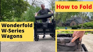 How to Fold Wonderfold WSeries Wagons [upl. by Anemolif]