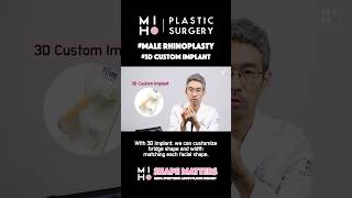 Male Rhinoplasty  3D Custom Implant ​⁠mihoplasticsurgerykorea4827 [upl. by Anemaj571]