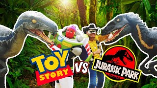 Toy Story 4 VS Jurassic World  Manito y Maskarin [upl. by Beera]