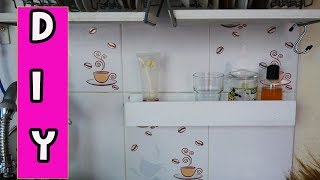 Diy ชั้นติดผนังแบบไม่ต้องเจาะ แบบง่ายๆๆประหยัดเงิน l DIY FLOATING SHELVES No bracket l lovely home [upl. by Vigor114]