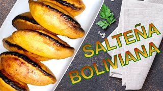 🥟🇧🇴SALTEÑA BOLIVIANA rellena de carne y pollo crujiente por fuera y jugosa por dentro [upl. by Bruell]