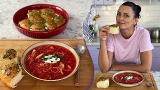 УКРАИНСКИЙ БОРЩ 🍲 с чесночными пампушками 🍞 Безумно вкусно 😋Фирменный РЕЦЕПТ от Лизы Глинской 😉👌 [upl. by Yaja580]