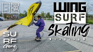 WING SURF SKATING  Sessions №1 Power by PASSION [upl. by Marou973]