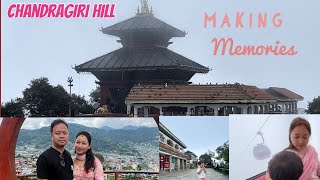 Chandragiri hills with fam bam  Memories of Nepal trip [upl. by Ahsikel]