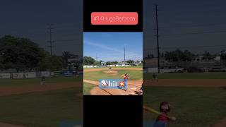 Single on grounder by 14HugoBarboza baseball 2024Bulldosgs11U [upl. by Zosi]