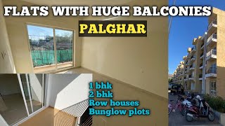 Large 1 bhk 2 bhk flats with huge balconies in Palghar  Call 8268515555  Palghar  VBHC  Mumbai [upl. by Trin]