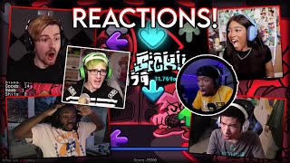 Youtubers React To Friday Night Funkin VS Hex The Weekend Update  Detected [upl. by Eirhtug62]