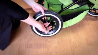 How to replace a rear wheel on a philampteds sport buggy  stroller [upl. by Iatnwahs]