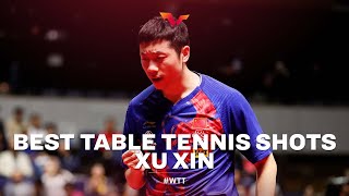 Insane Table Tennis Shots from Xu Xin 🇨🇳 [upl. by Woodring460]