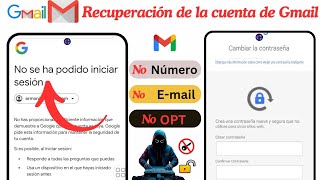 Recuperación de la cuenta de Gmail  Cómo recuperar la cuenta de Gmail Recuperar cuenta de Google [upl. by Yarahs]