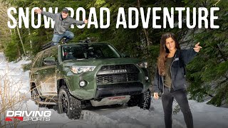 2020 Toyota 4Runner TRD PRO Review and Off Road Snow Adventure [upl. by Simonette675]