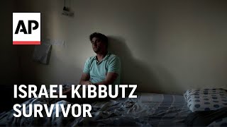 Israel Kibbutz survivor who captured Oct 7 horror on camera returns to home [upl. by Eihtur]